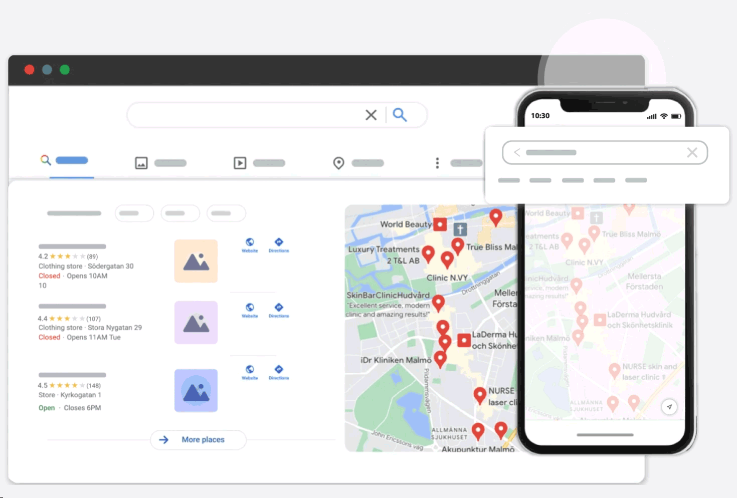 Multi-location platform marketing