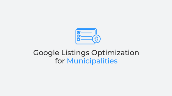 google business profile optimization municipality