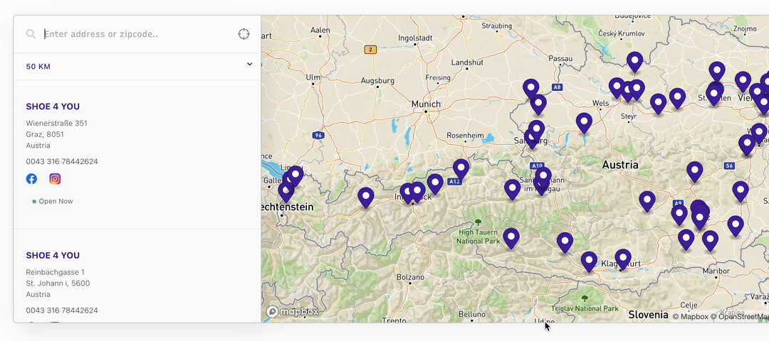 store location solution